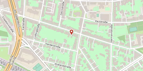 Karte der Umgebung von St.-Georg-Straße 28, 18055 Rostock