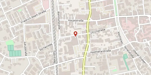 Karte der Umgebung von Ulrichstr. 17 - 19, 89257 Illertissen