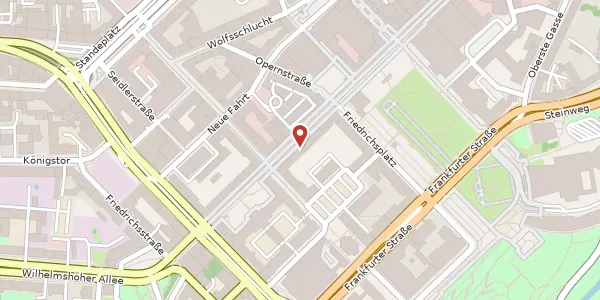 Karte der Umgebung von Obere Königsstraße 16/18, 34117 Kassel