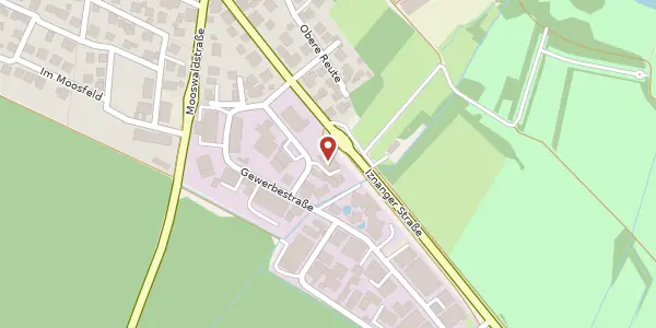 Karte der Umgebung von Gewerbestraße 9, 78345 Moos