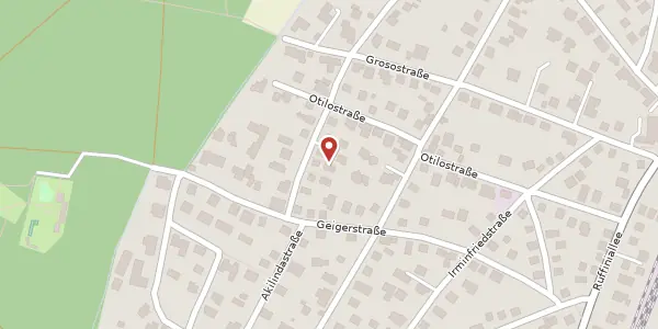 Karte der Umgebung von Akilindastr. 25a, 82166 Gräfelfing
