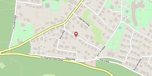Karte der Umgebung von Lärchenweg 13, 32760 Detmold
