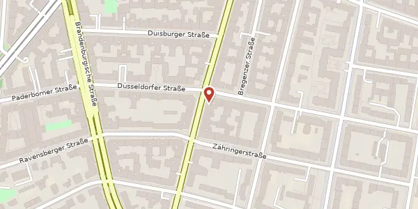 Karte der Umgebung von Konstanzer Straße 57, 10707 Berlin