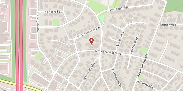 Karte der Umgebung von Otto-Wels-Str. 16, 35586 Wetzlar