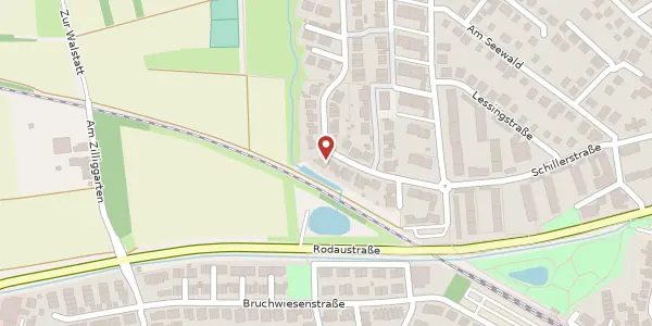 Karte der Umgebung von Erich-Kästner-Str. 22, 63322 Rödermark