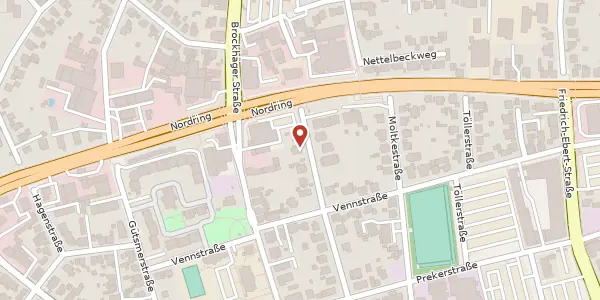 Karte der Umgebung von Kurfürstenstr. 29, 33330 Gütersloh