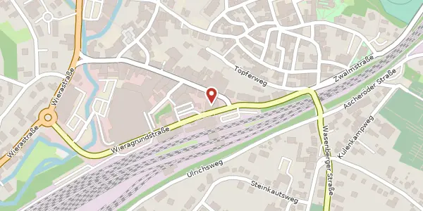 Karte der Umgebung von Bahnhofstraße 9, 34613 Schwalmstadt