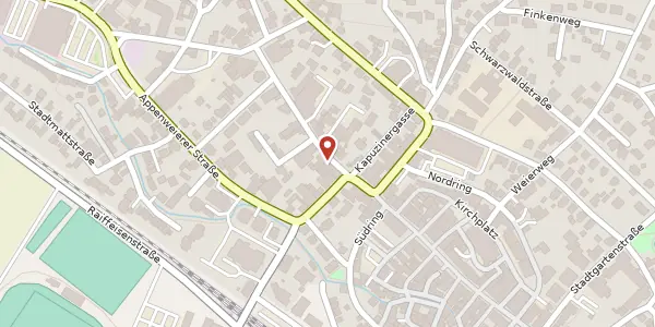 Karte der Umgebung von Hauptstraße 58, 77704 Oberkirch (Baden)