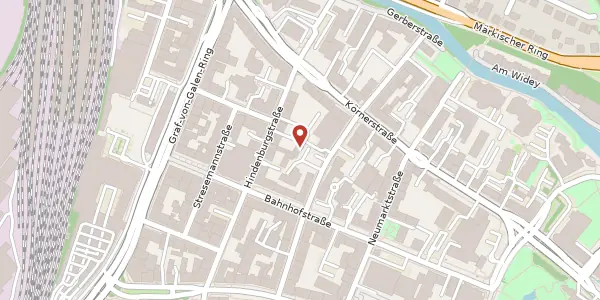 Karte der Umgebung von Grabenstr. 28, 58095 Hagen