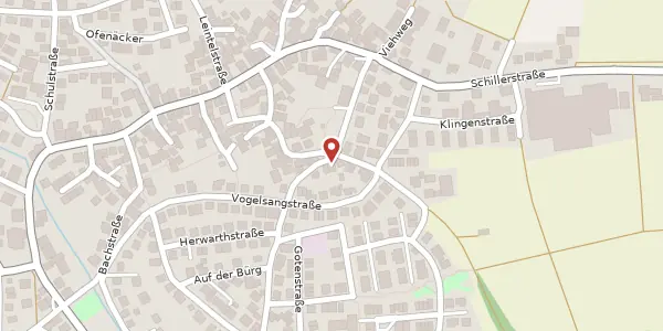 Karte der Umgebung von Alemannenstraße 15, 71336 Waiblingen