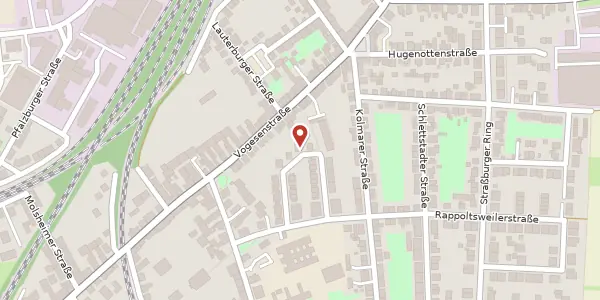 Karte der Umgebung von Bischweilerring 16, 68229 Mannheim