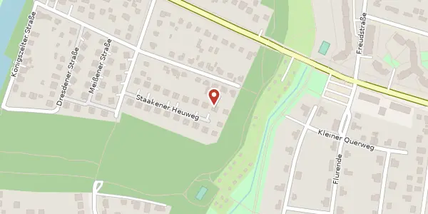 Karte der Umgebung von Staakener Heuweg 15, 14612 Falkensee