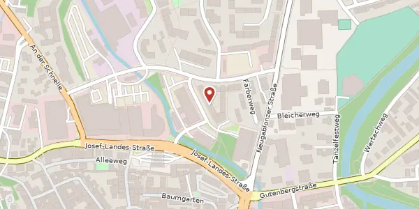Karte der Umgebung von Alte Weberei 12, 87600 Kaufbeuren