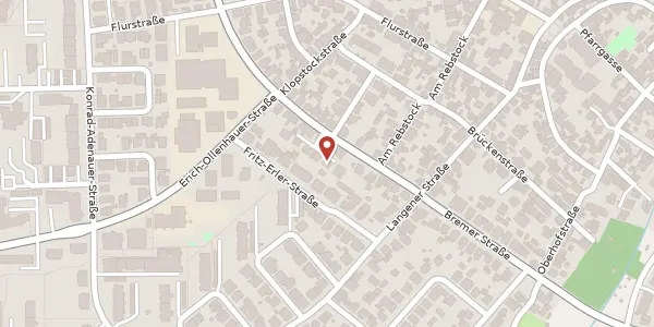 Karte der Umgebung von Hamburger Str. 22 a, 63073 Offenbach