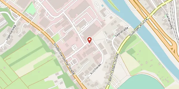 Karte der Umgebung von Kirchwies 4, 66119 Saarbrücken