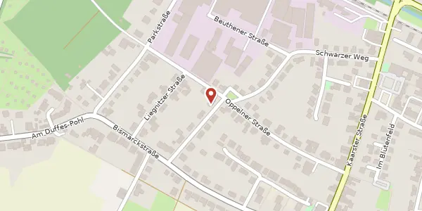 Karte der Umgebung von Breslauer Str. 4, 41564 Kaarst