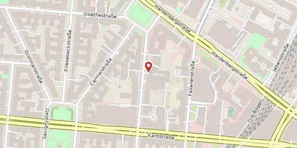 Karte der Umgebung von Uhlandstraße 194 a, 10623 Berlin