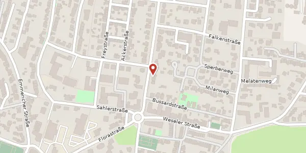 Karte der Umgebung von Empeler Str. 6, 46459 Rees