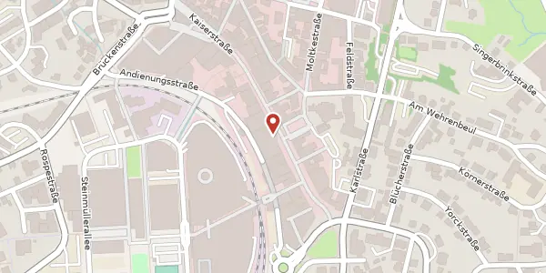 Karte der Umgebung von Hindenburgstr. 4-8, 51643 Gummersbach
