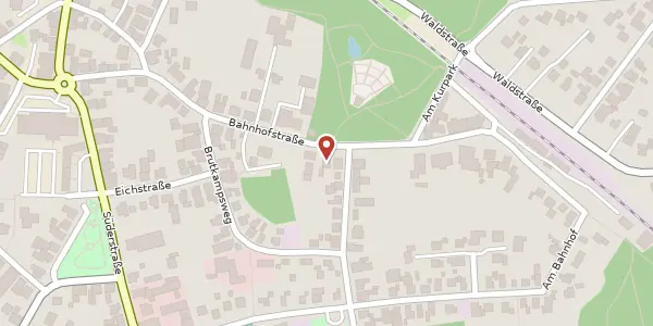 Karte der Umgebung von Bahnhofstraße 18 c, 25767 Albersdorf