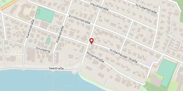 Karte der Umgebung von Hebelstraße 8, 78464 Konstanz
