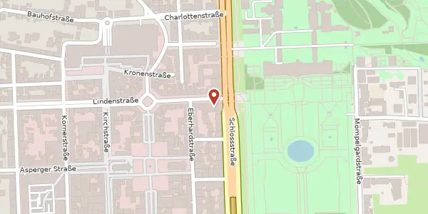 Karte der Umgebung von Schloßstraße 25, 71634 Ludwigsburg