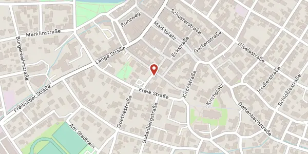 Karte der Umgebung von Schulstraße 14, 79183 Waldkirch
