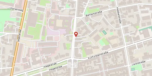 Karte der Umgebung von Friedrich-Ebert-Str. 36, 14469 Potsdam
