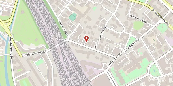Karte der Umgebung von Sieglindenstr. 18, 86152 Augsburg
