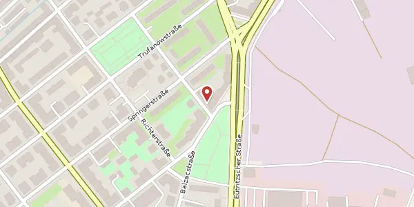 Karte der Umgebung von Frickestraße 2, 04105 Leipzig