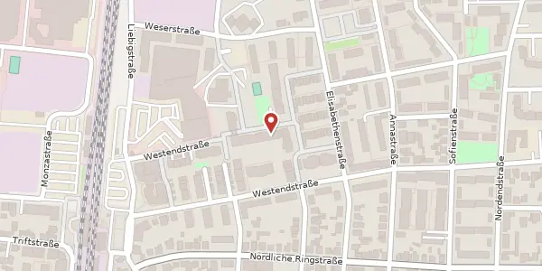 Karte der Umgebung von Elisabethenstr. 36a, 63225 Langen