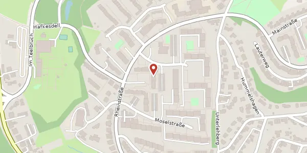 Karte der Umgebung von Nahestr. 8, 45219 Essen