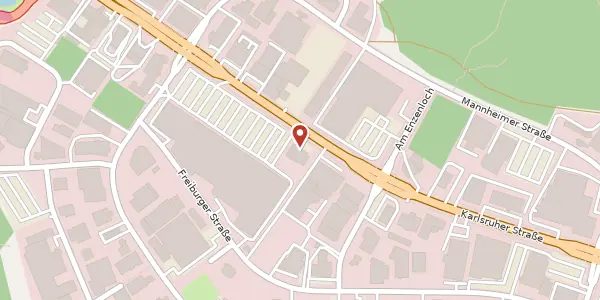 Karte der Umgebung von Karlsruher Straße 71, 75179 Pforzheim