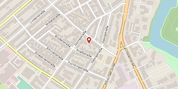 Karte der Umgebung von Prießstraße 12, 23558 Lübeck