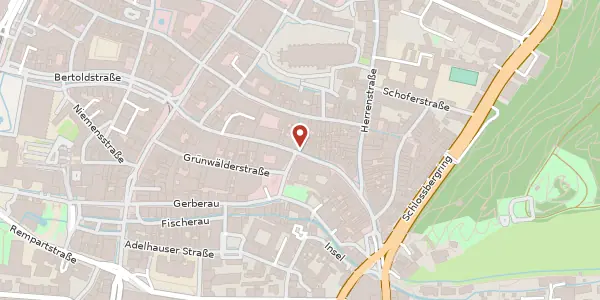 Karte der Umgebung von Salzstraße 31, 79098 Freiburg im Breisgau