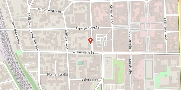 Karte der Umgebung von Hospitalstraße 3, 71634 Ludwigsburg