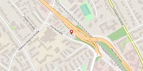 Karte der Umgebung von Galileistraße 17, 53177 Bonn