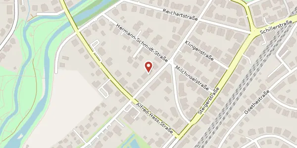 Karte der Umgebung von Hochheimer Straße 47, 99094 Erfurt