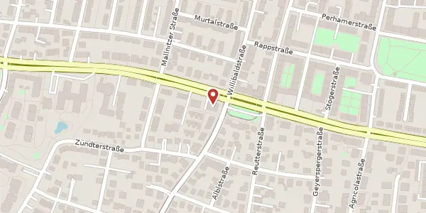 Karte der Umgebung von Willibaldstr. 20, 80689 München