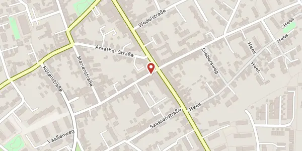 Karte der Umgebung von Clemensstr. 23, 47807 Krefeld