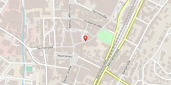 Karte der Umgebung von Turmstraße 10, 79539 Lörrach