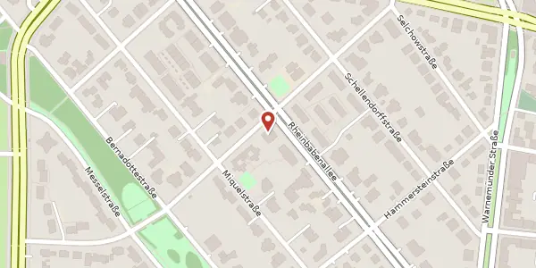 Karte der Umgebung von Heydenstraße 16, 14199 Berlin