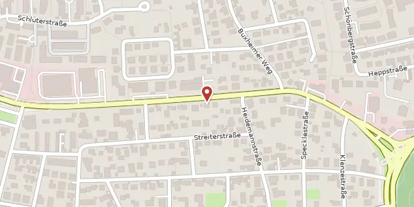 Karte der Umgebung von Neuburger Str. 28 a, 85049 Ingolstadt