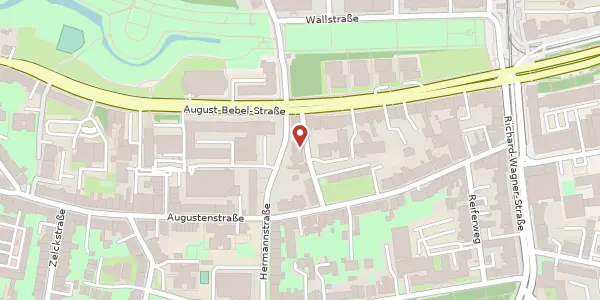 Karte der Umgebung von Humboldtstraße 6, 18055 Rostock