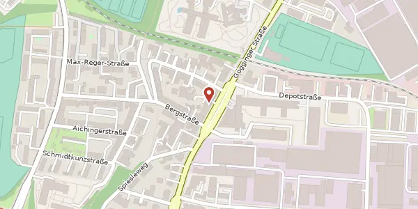 Karte der Umgebung von Gögginger Str. 104, 86199 Augsburg