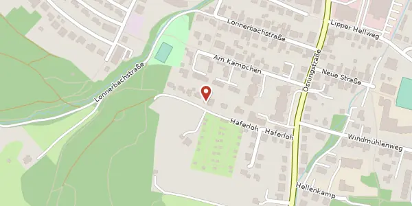Karte der Umgebung von Haferloh 18, 33605 Bielefeld
