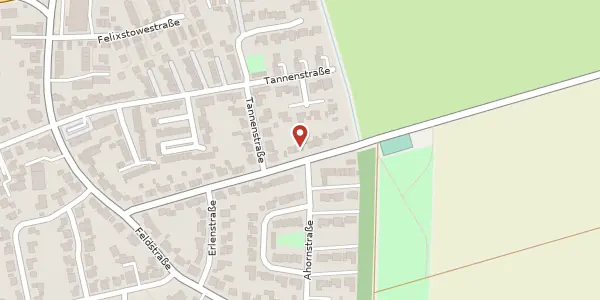 Karte der Umgebung von Obrighovener Str. 35, 46485 Wesel