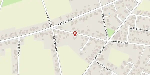 Karte der Umgebung von Friedrichstr. 14, 32278 Kirchlengern