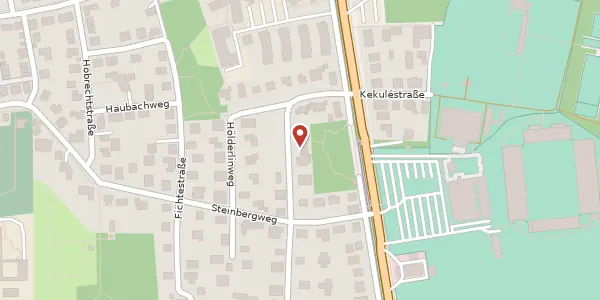 Karte der Umgebung von Claudiusweg 8, 64285 Darmstadt