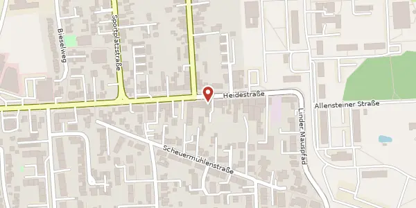 Karte der Umgebung von Heidestr. 222, 51147 Köln